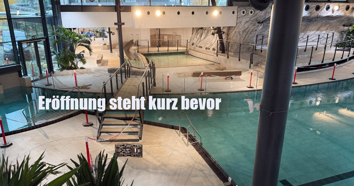 Lagunen Erlebnisbad in Willingen Eroeffnung steht kurz bevor