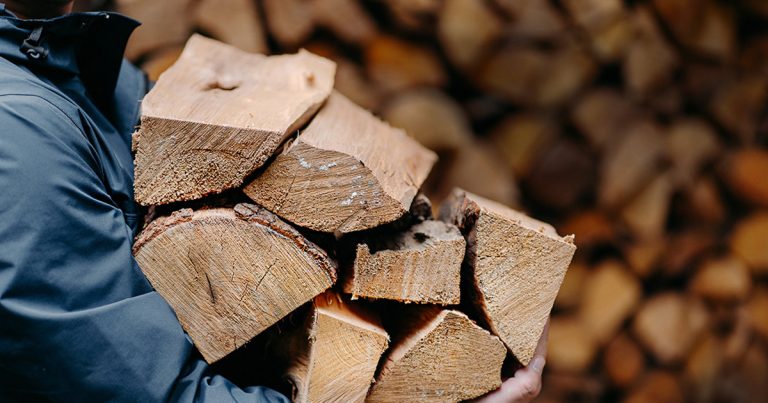 Heizen mit Holz sichert die Waermeversorgung