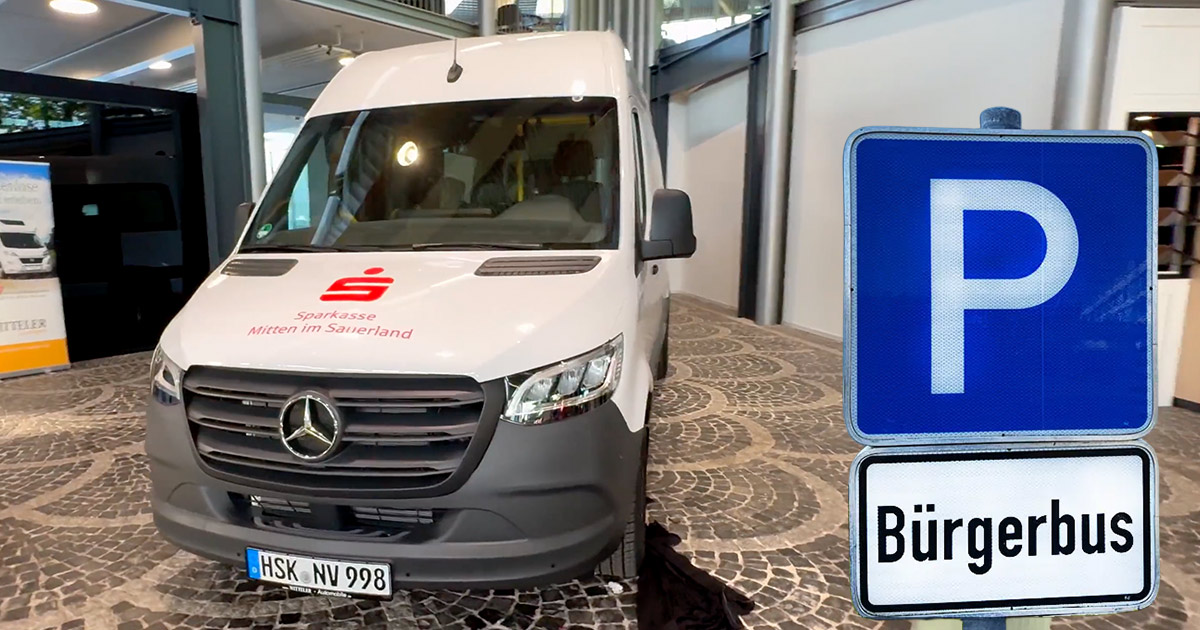 Buergerbus Brilon unterstuetzt 750 Jahr Feier Bontkirchen Buergerbus