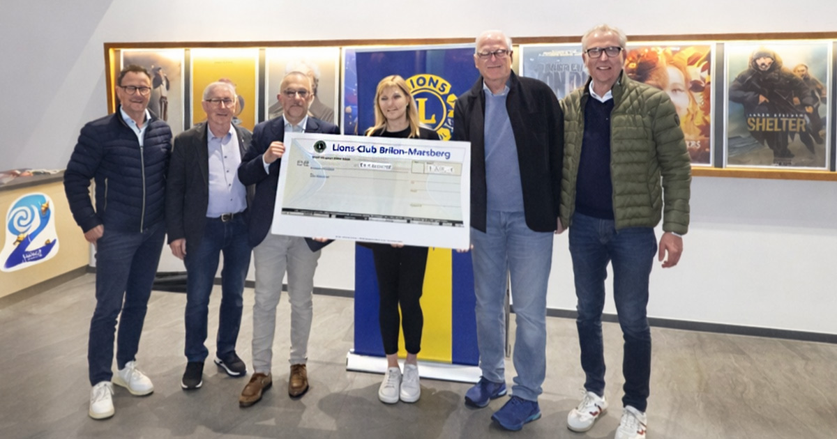 Lions Club Brilon Marsberg unterstuetzt den Hospizverein Marsberg