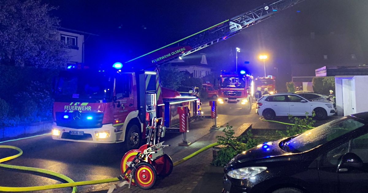 Wohnungsbrand in Brilon Mehrere Personen gerettet