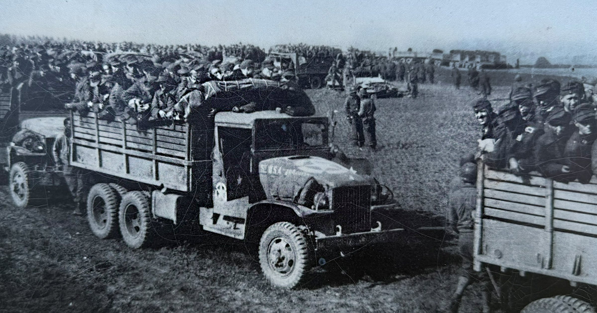 Kriegsgefangenenlager Transport