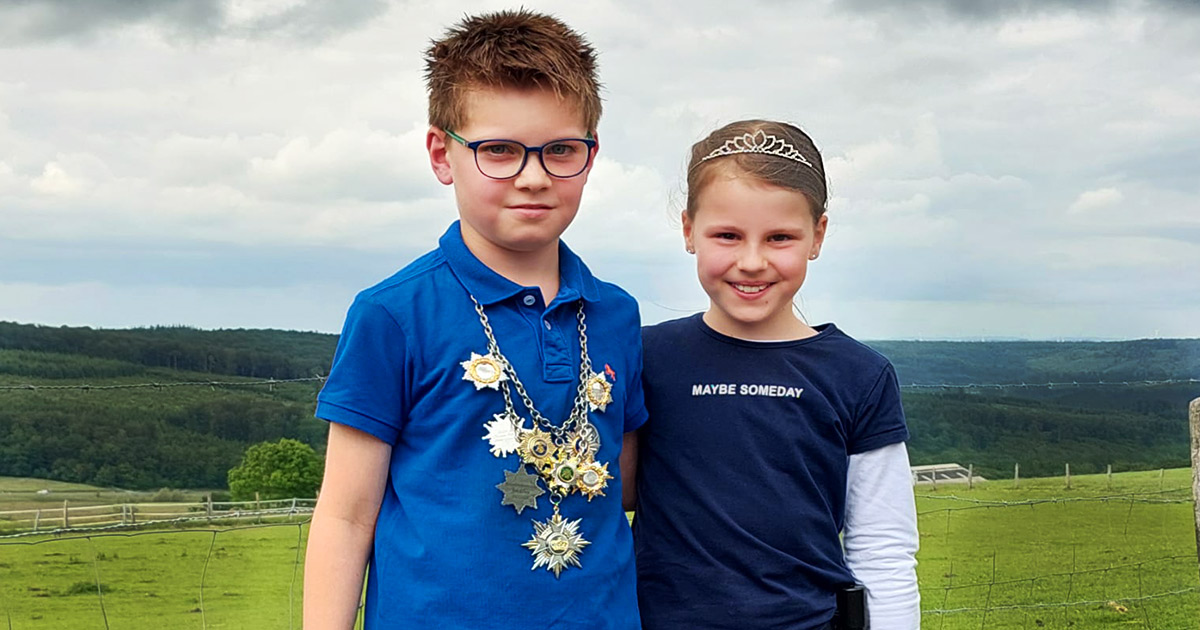 Michel Niggemeier und Franziska Horstmann neues Wülfter Kinderschützenkönigspaar 6 Michel Niggemeier und Franziska Horstmann neues Wuelfter Kinderschuetzenkoenigspaar
