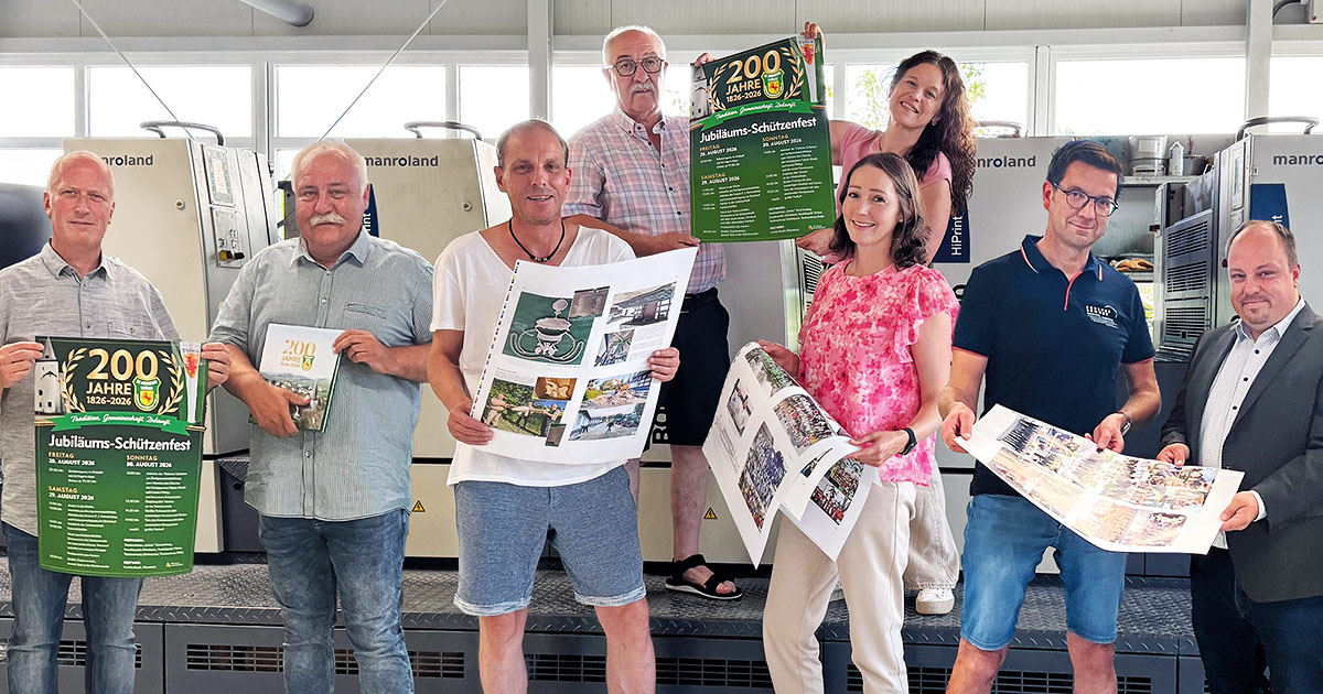THÜLEN. Ein ganz besonderes Jubiläum wirft seine Schatten voraus ... 1 Jubilaeumsschuetzenfest Thuelen