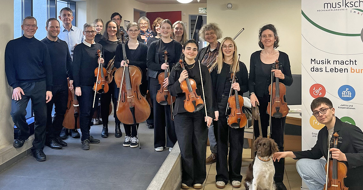 Musikschule Hochsauerland Sommerserenade mit Streichorchester