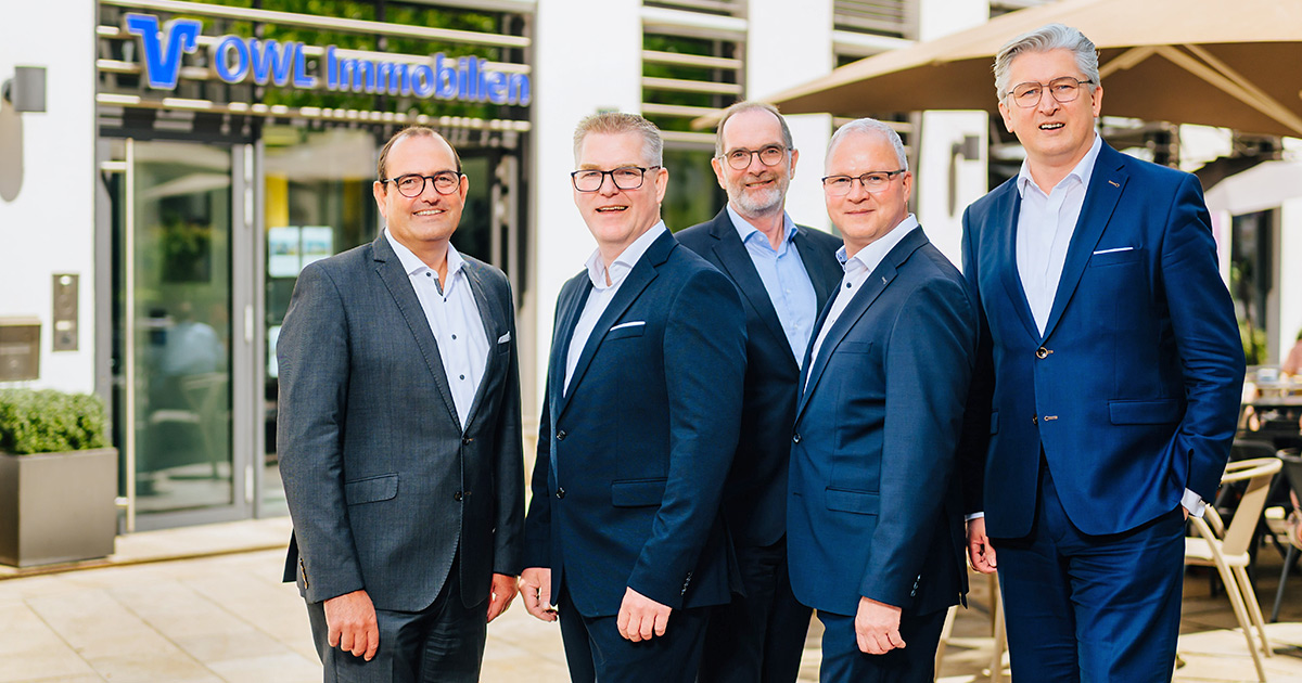 Paderborn, Brilon: Neues Führungstrio für die OWL Immobilien GmbH 2 Paderborn Brilon Neues Fuehrungstrio fuer die OWL Immobilien