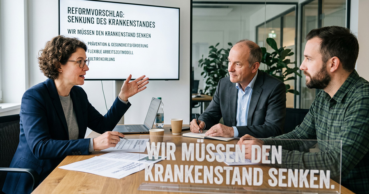 Reformvorschlag in Sachen Krankschreibungen