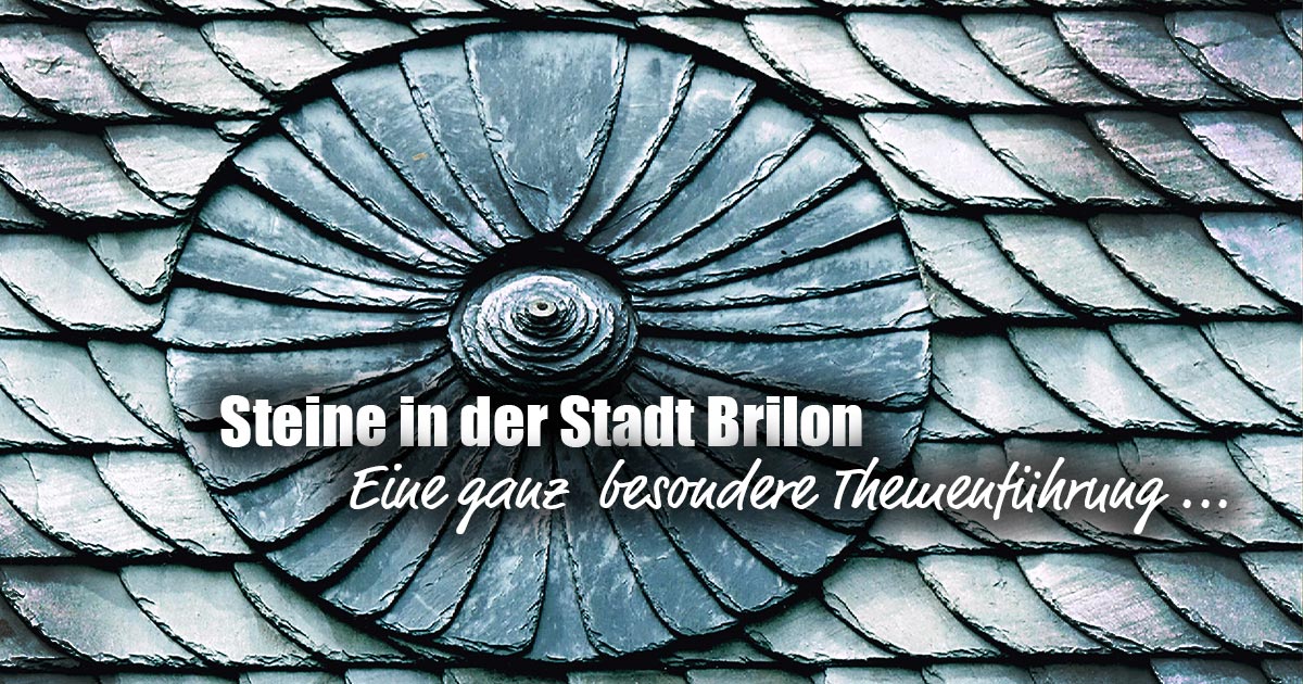 Eine ganz besondere Themenführung: Steine in der Stadt Brilon 15 Steine der Stadt Brilon