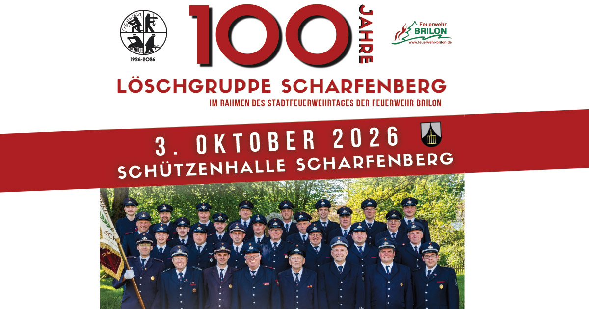 100 Jahre Feuerwehr in Scharfenberg: Jubiläumsfeier am 3. Oktober 2026 3 100 Jahre Feuerwehr in Scharfenberg