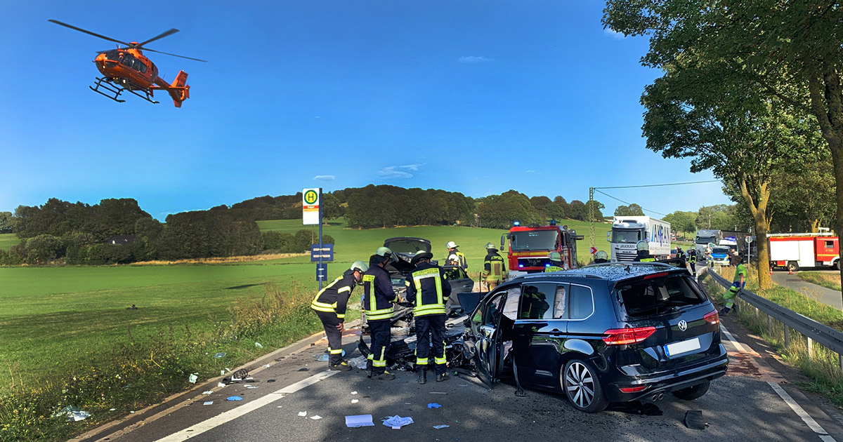 Brilon Schwerer Verkehrsunfall