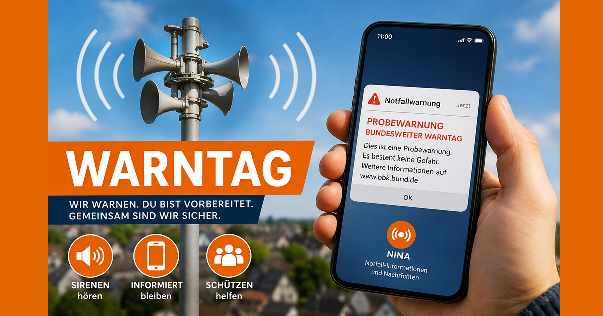 Bundesweiter Warntag am 10. September 2026 5 Bundesweiter Warntag am 10. September 2026