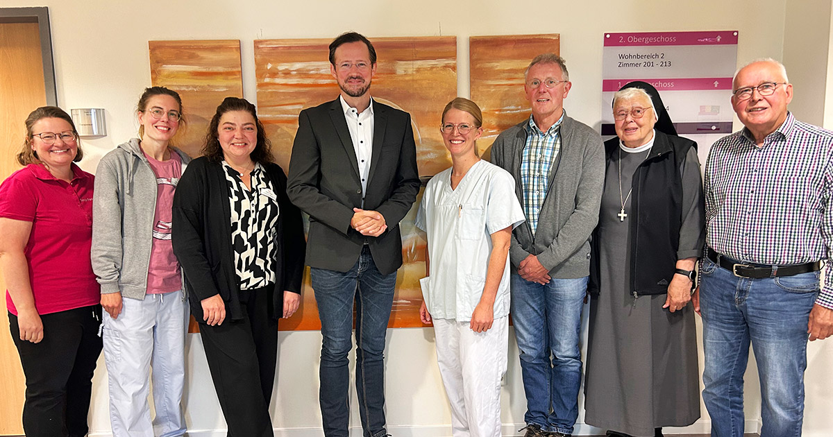 Dirk Wiese besucht Pflegefachzentrum „Haus Oase“ in Brilon - Gudenhagen-Petersborn 5 Dirk Wiese besucht Pflegefachzentrum „Haus Oase in Brilon