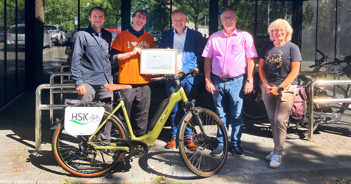Hochsauerlandkreis erhaelt Gold Zertifikat als „Fahrradfreundlicher Arbeitgeber22