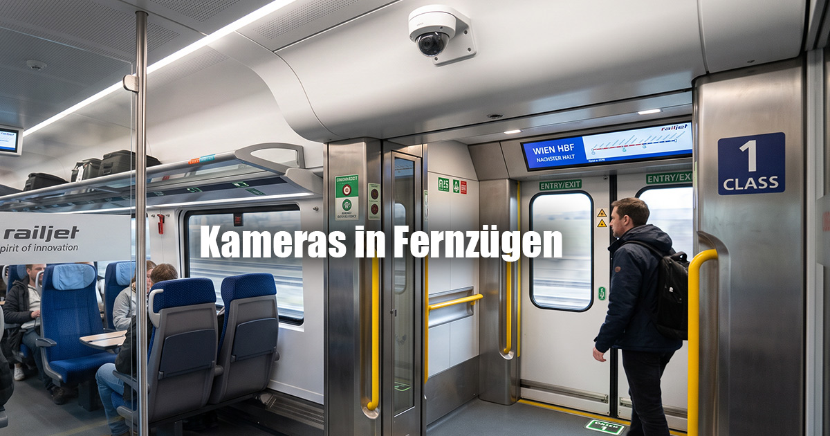 Kameras in Fernzuegen
