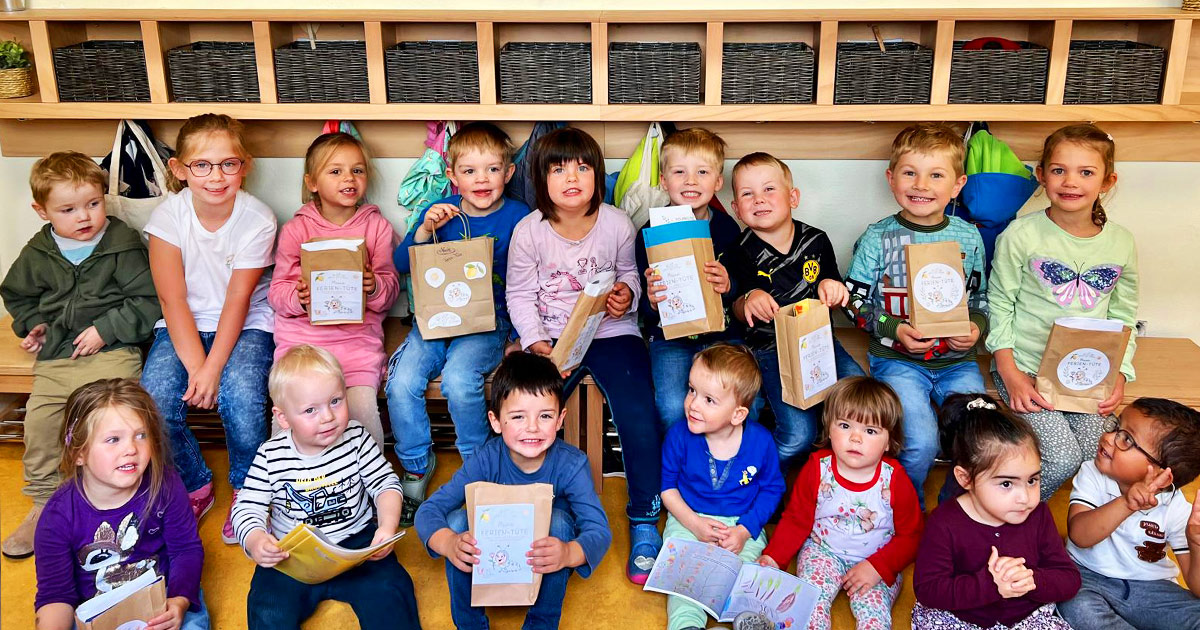 Kindergarten Messinghausen Drei Wochen voller Buecher Geschichten und Fantasie