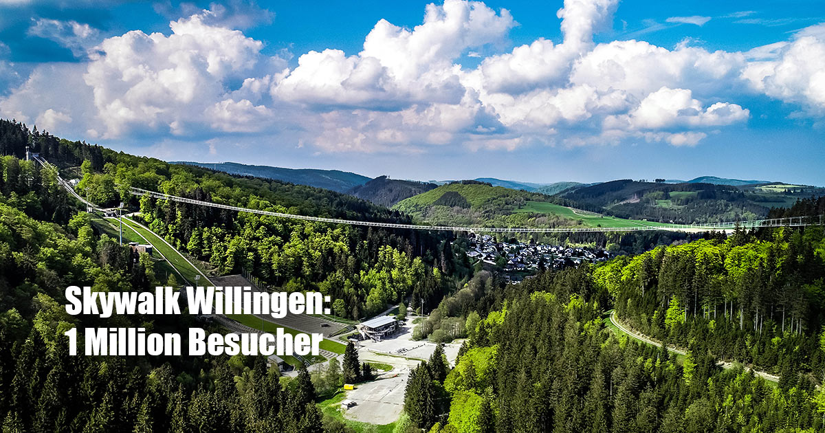 Skywalk Willingen steuert auf die Million
