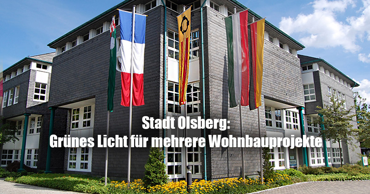 Dank „Bauturbo“: Stadt Olsberg kann grünes Licht für mehrere Wohnbauprojekte geben 2 Stadt Olsberg kann gruenes Licht fuer mehrere Wohnbauprojekte geben