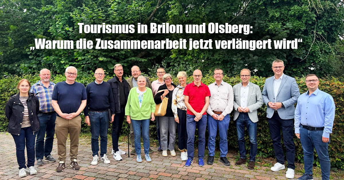 Tourismus in Brilon und Olsberg 22Warum die Zusammenarbeit jetzt verlaengert wird22