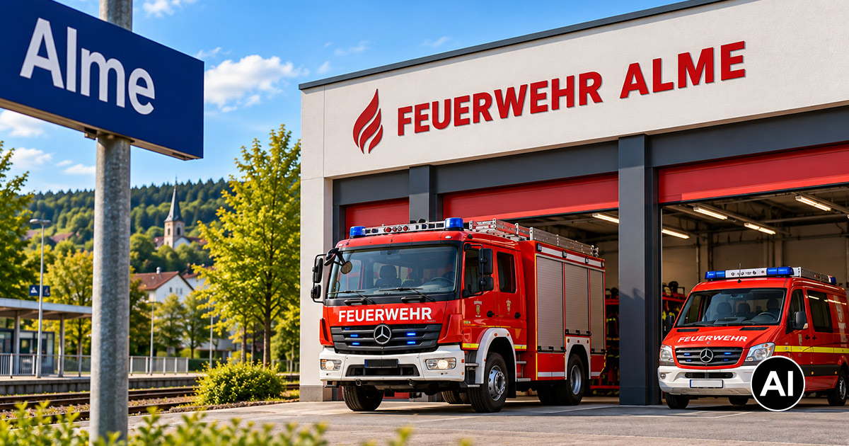 Alme SPD fordert schnelle Entscheidung fuer Feuerwehrgeraetehaus am Bahnhof