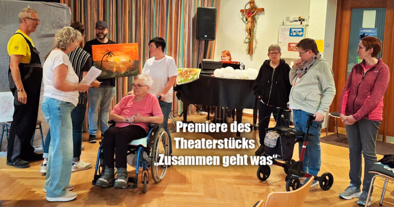 Brilon Premiere des inklusiven Theaterstuecks „Zusammen geht was