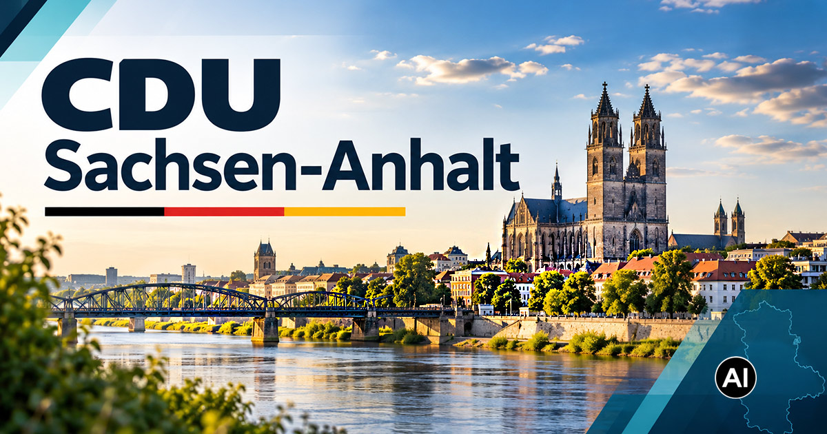 CDU Sachsen Anhalt plant Auszug aus Plenarsaal bei Siegmund Wahl