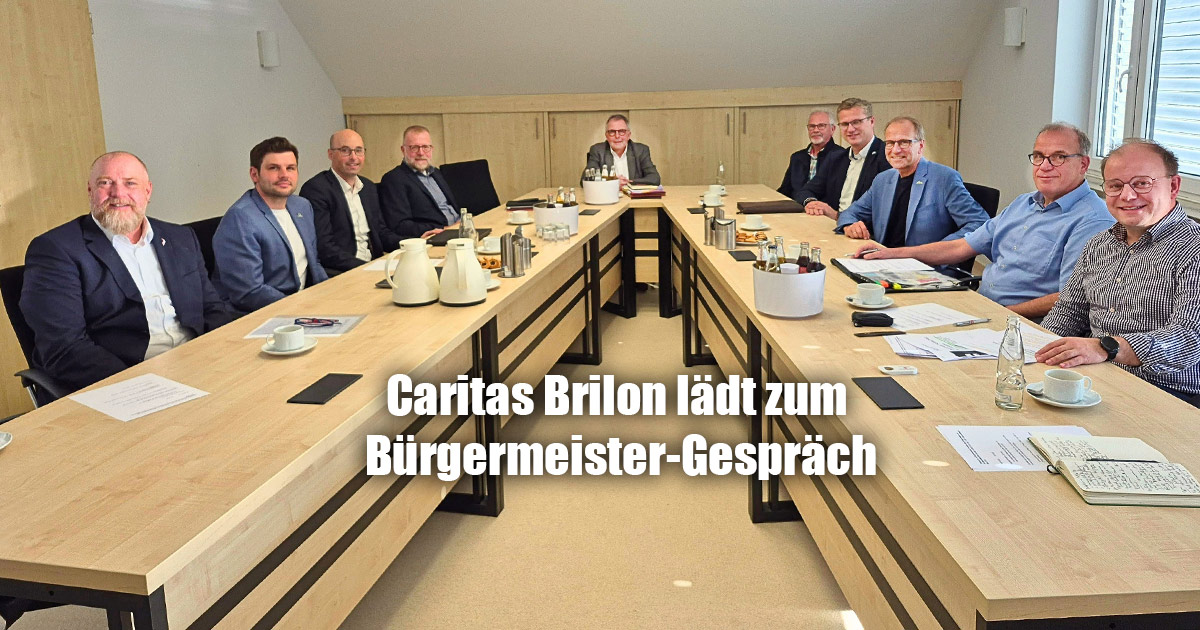 Caritas Brilon laedt zum Buergermeister Gespraech