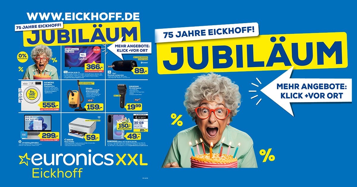 Eickhoff in Belecke: Jubiläum feiern und kräftig sparen! Entdeckt jetzt die starken Jubiläumsangebote! 12 Eickhoff Angebote KW42 2