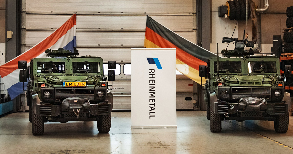 Erstes Serienfahrzeug CARACAL offiziell an die Bundeswehr uebergeben
