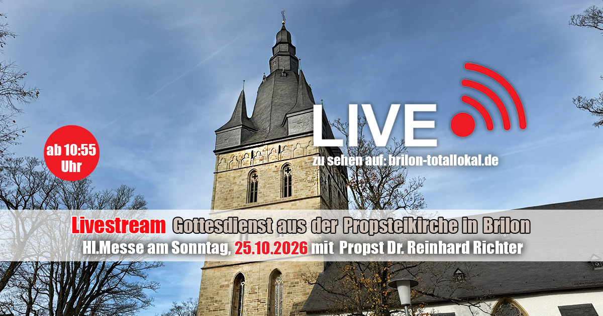 Live Gottesdienst am Sonntag in Brilon Dr. Reinhard Richter