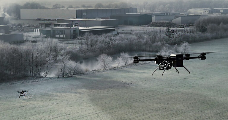 Netzwerferdrohnen zum Schutz von Bundeswehrliegenschaften